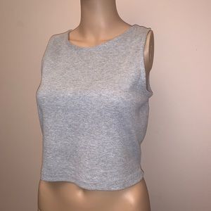 Grey crop top